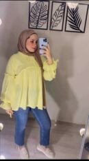 بلوزه اصفر بودر
