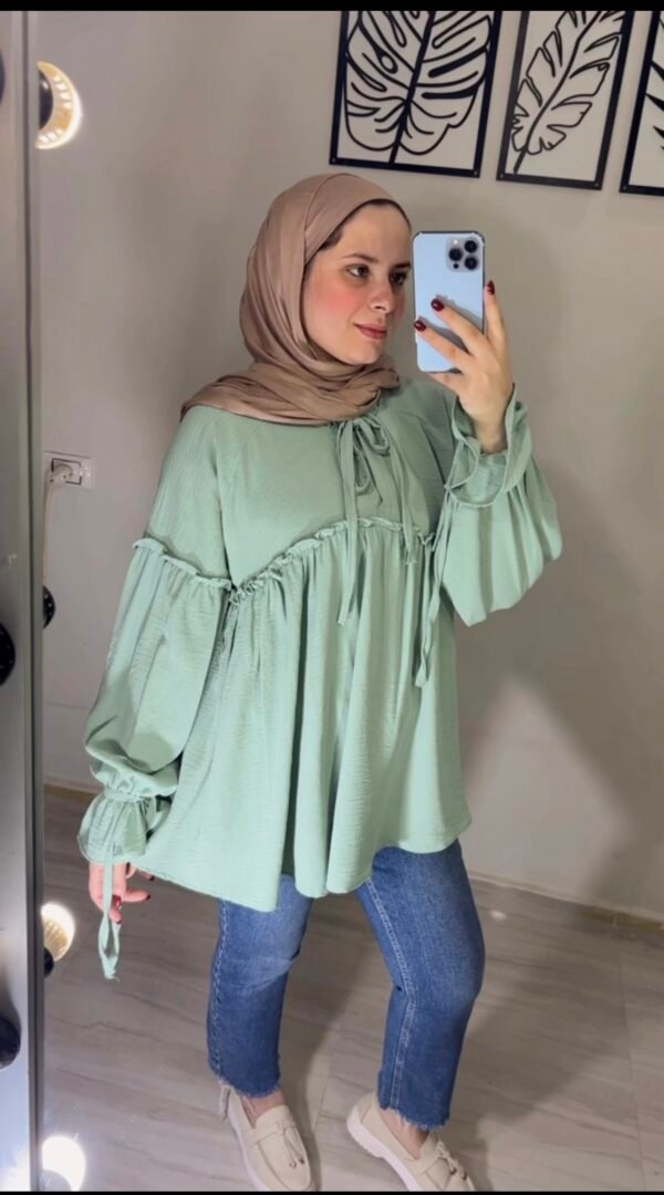 بلوزه منت جرين