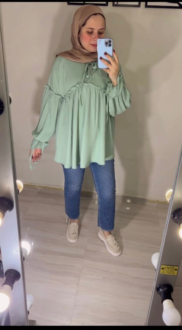 ⁦بلوزه منت جرين⁩ - الصورة ⁦2⁩